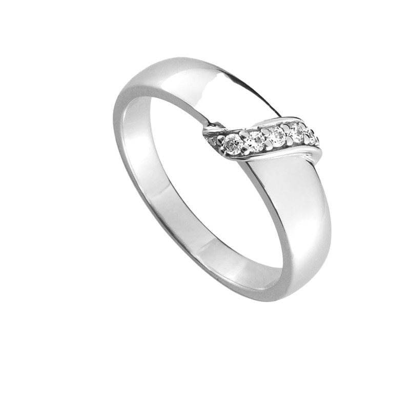 Bague femme - Oxyde de zirconium - Argent 925