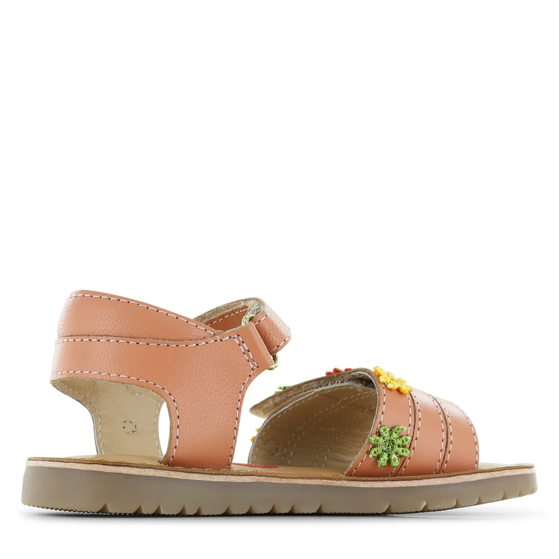 Shoesme Pfirsich Sandale mit Blume