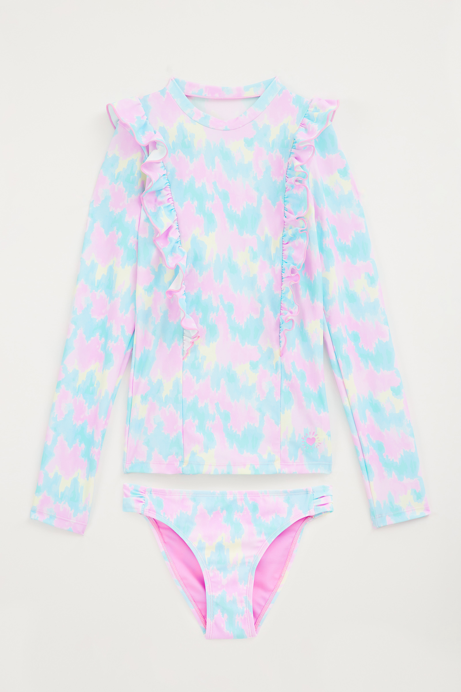 Meisjes UV bikiniset met dessin WE Fashion All-over print