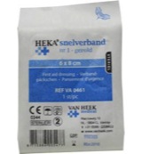 Heka Snelverband nr.1 6 cm x 8 cm steriel (1 stuk)