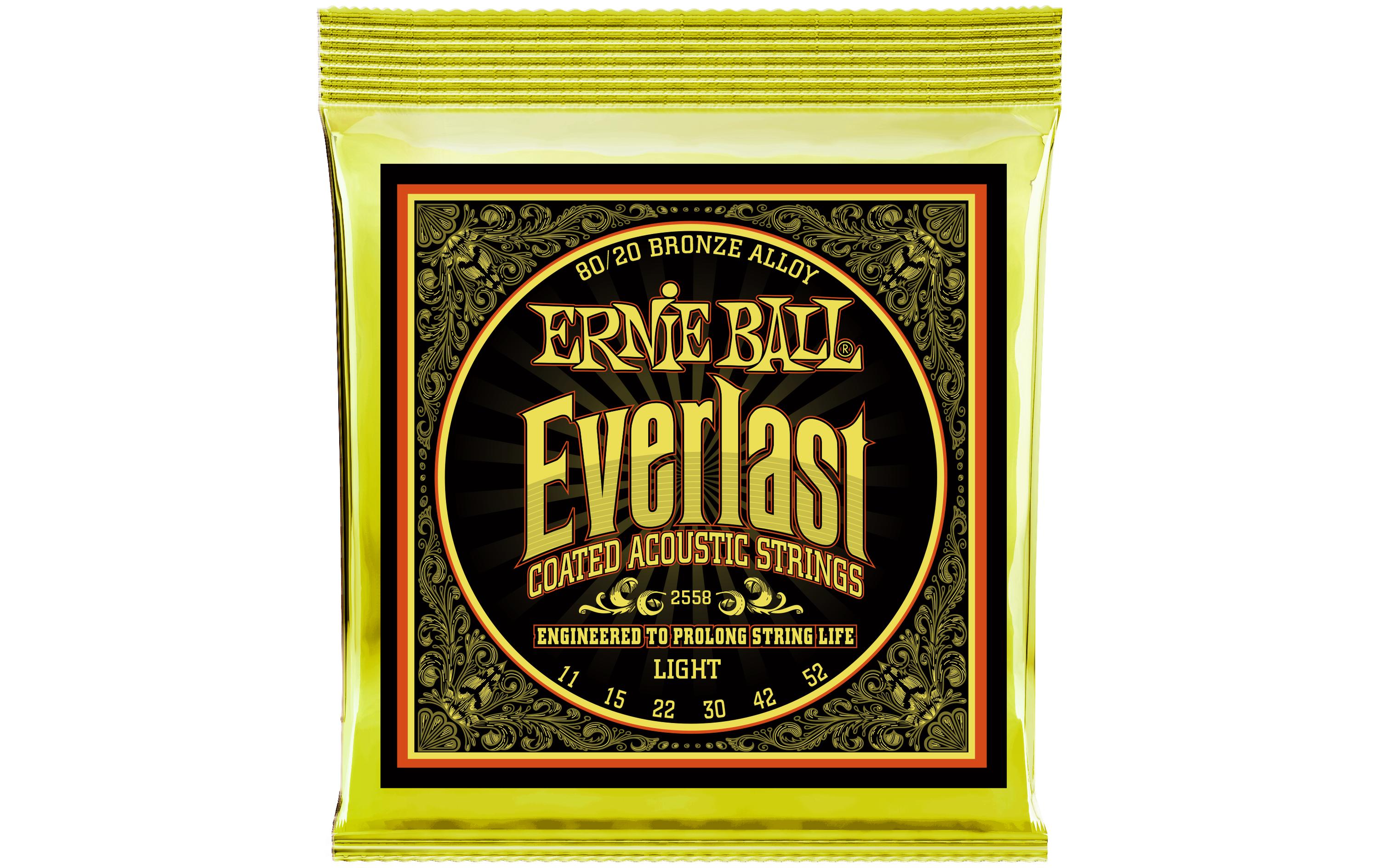 Gitarrensaiten 2558 Everlast CB 80/20 – Light 11-52Saitensatz für Akustikgitarre