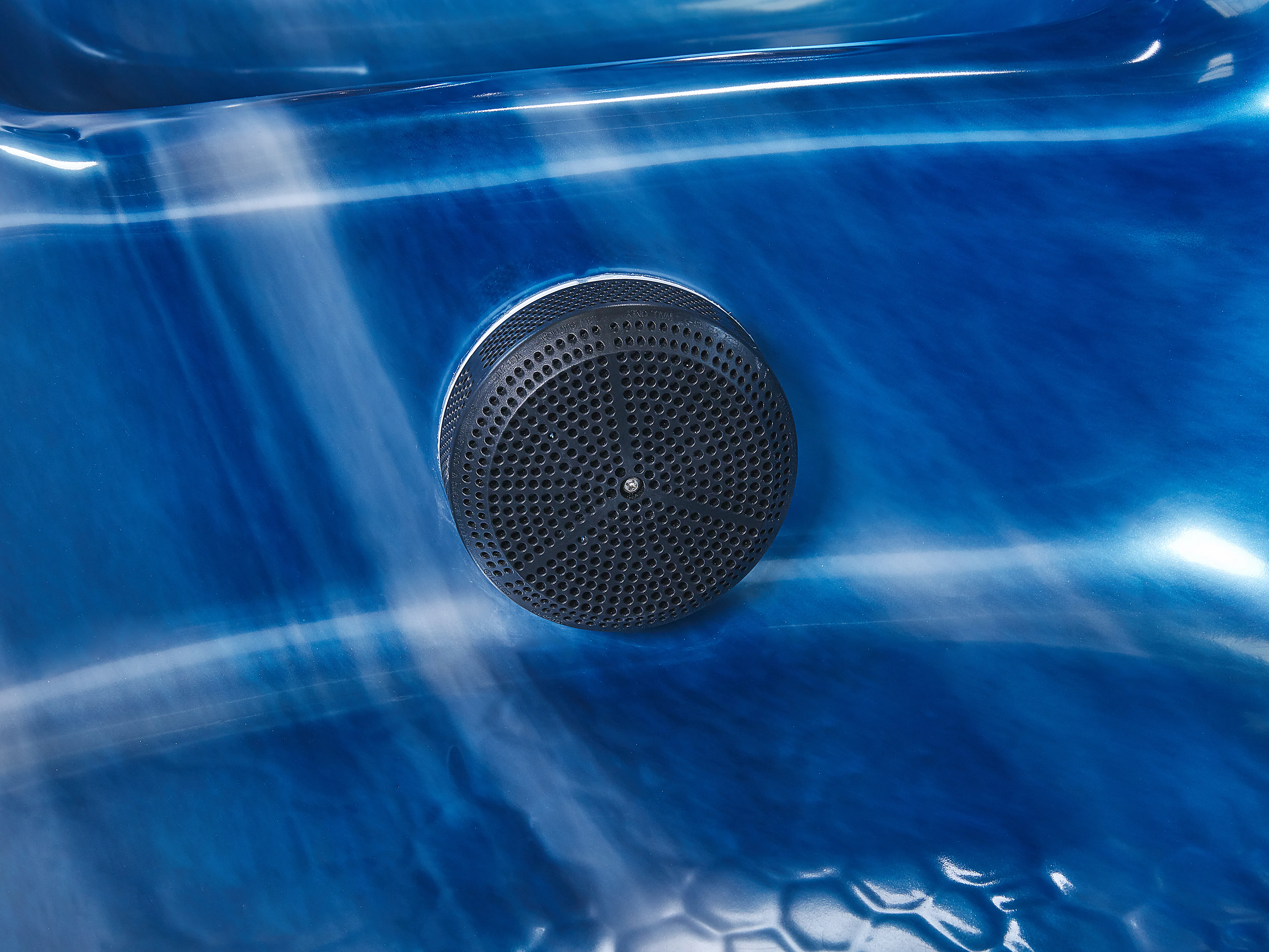 Buiten hottub met LED ARCELIA Blauw