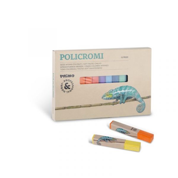 Primo Pastel Seco Caixa com 12 Cores - 8006919000201