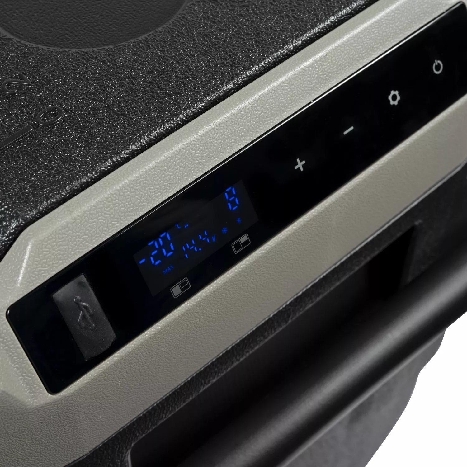 Steamy-E SECZGW61 Elektrische Compressor Koelbox op wielen Dual Zone - 61L
