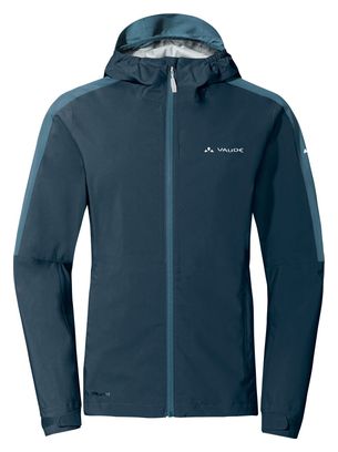 Veste de Pluie VTT Femme Vaude Moab II Bleu