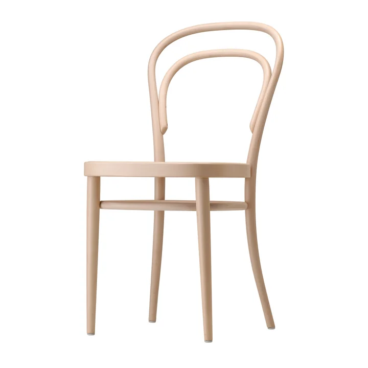 Thonet - 214 Bugholzstuhl, Rohrgeflecht mit Kunststoffstützgewebe / Buche natur (TP 17)