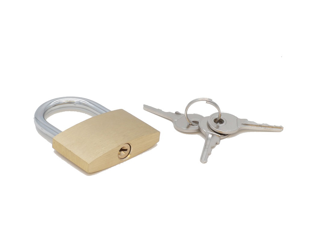 IVOL 39,4 mm hangslot met drie sleutels