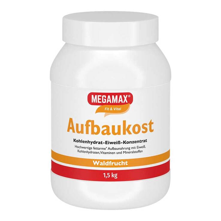 Megamax Aufbaukost Waldfrucht Pulver, 1.5 kg