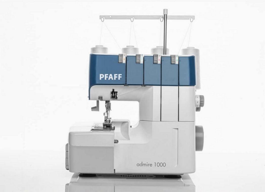 Machine à coudre PFAFF Admire 1000, aluminium multicolore, 4 fils, 16 points différents, facile à utiliser