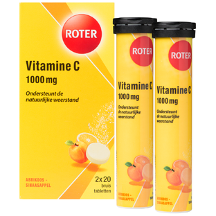 Roter Vitamine C 1000mg Sinaasappel Abrikoos Bruistabletten 40ST