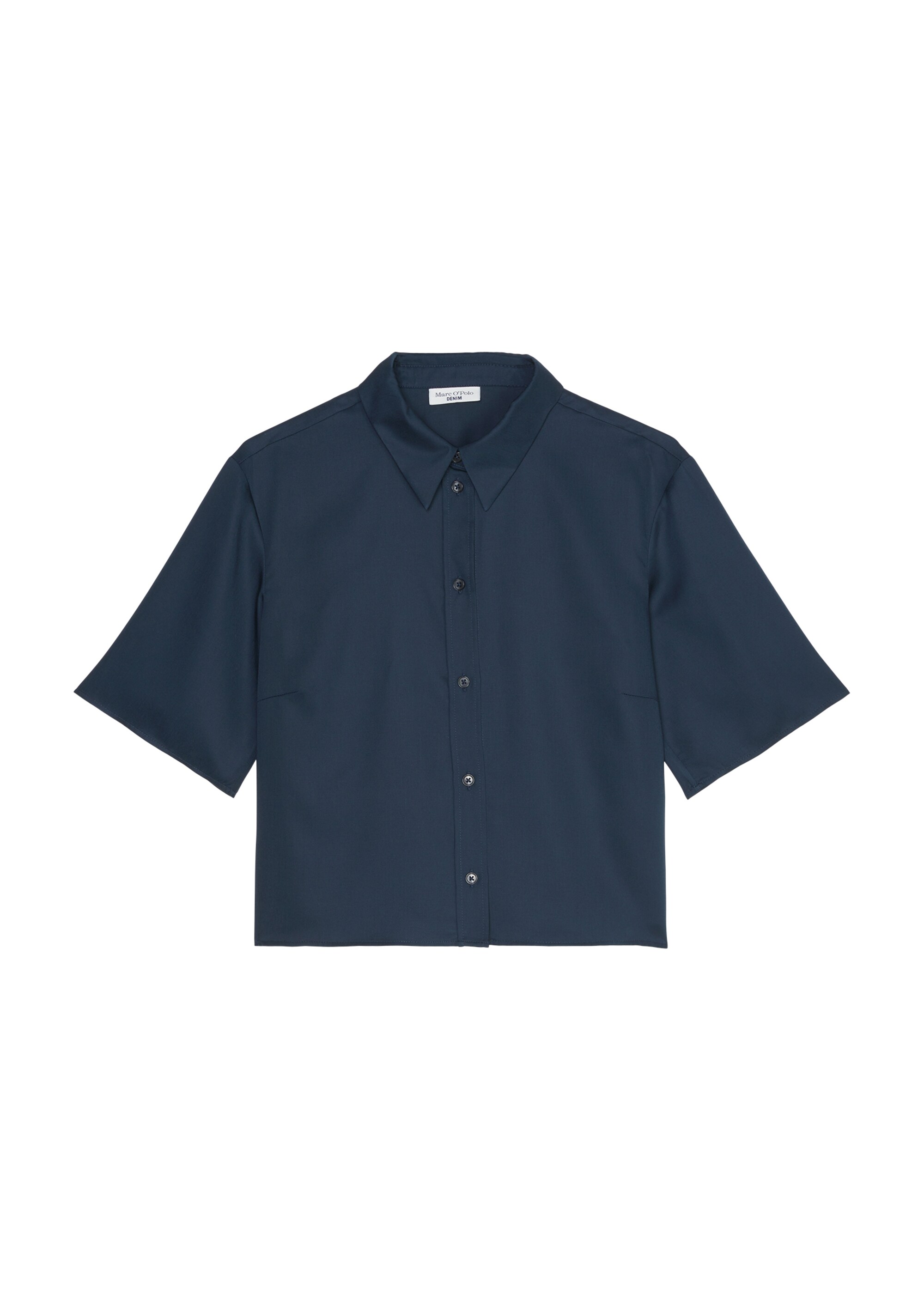 Crop-Bluse relaxed aus Tencel™ Lyocell