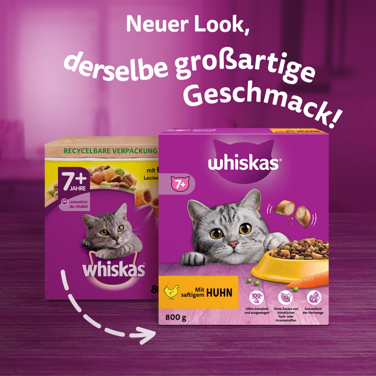 Whiskas Senior 7+ mit Huhn 800 g