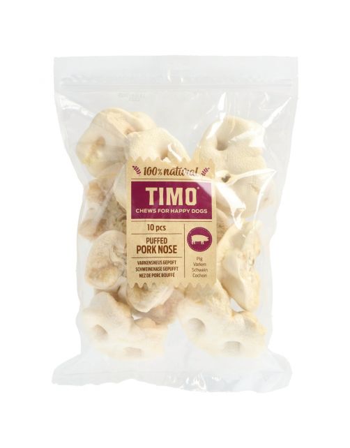 Timo Varkensneus Gepoft - Hondensnacks - 400 g