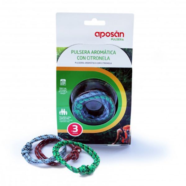 Aposán Pulseira Citronela no Marinho Trio