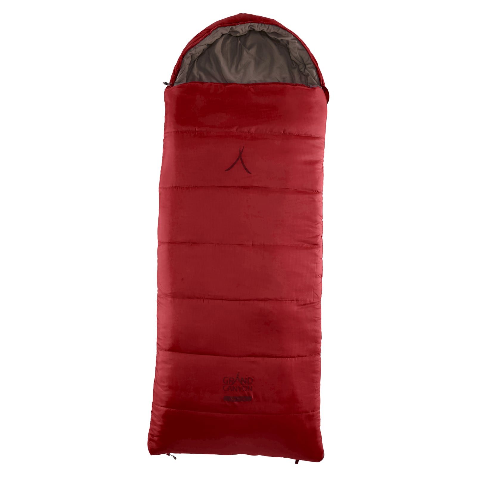 GRAND CANYON Kinderschlafsack Utah 150 Kids Mumien Jugend Winter Schlafsack +2°C Farbe: Red Dahlia