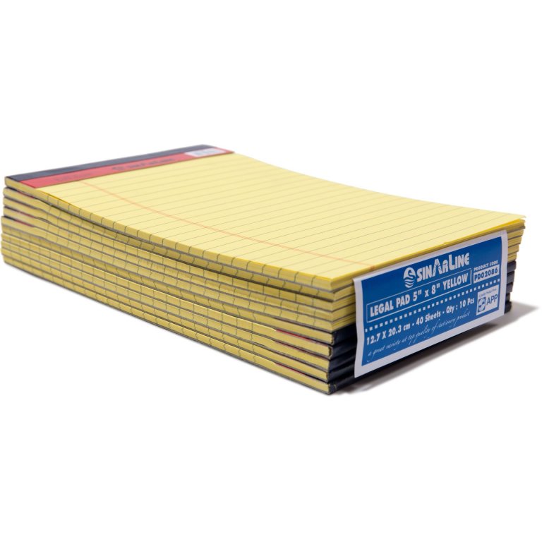 Yellow Legal Pad Notizblock gelb, ohne Cover