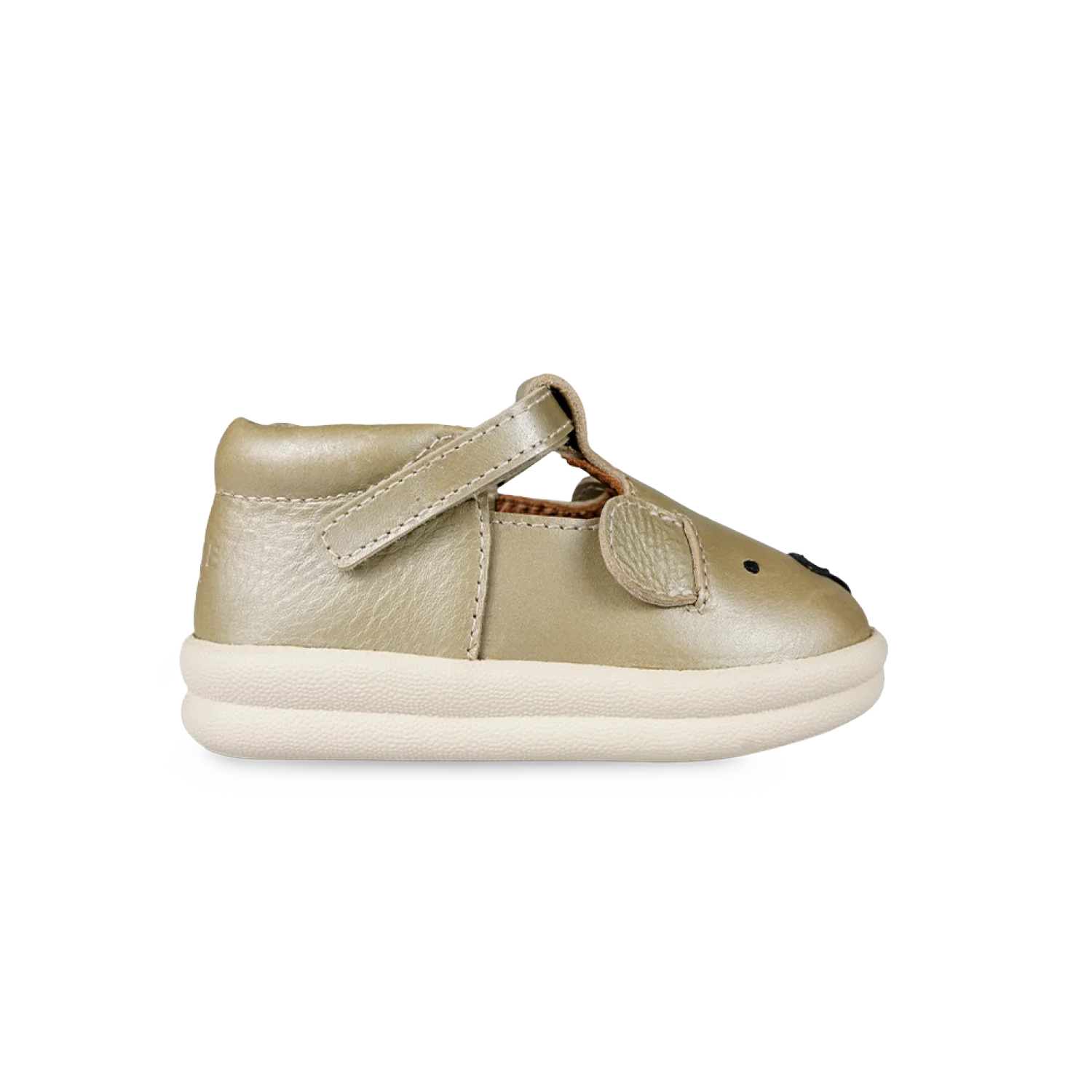 Zilpa Shoes | Bear | Champagne Metallic Leather