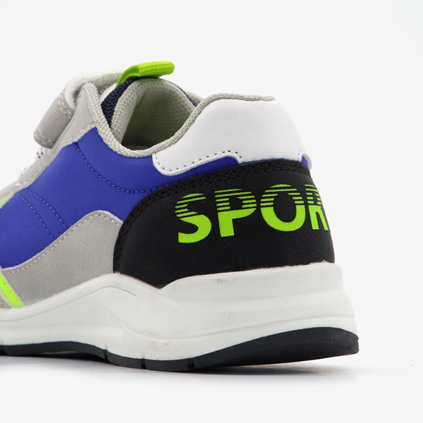 Blue Box jongens sneakers met neon gele details