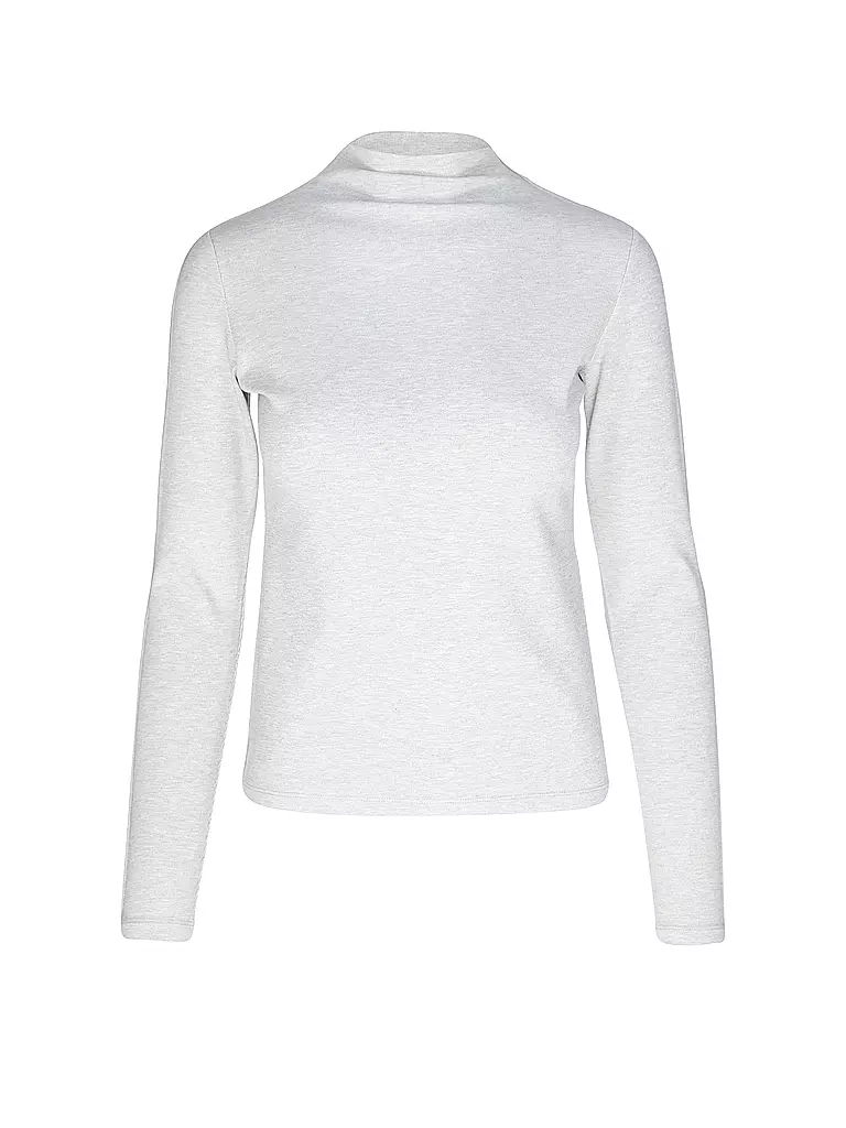 OPUS Rollkragenshirt SALIMAS  hellgrau