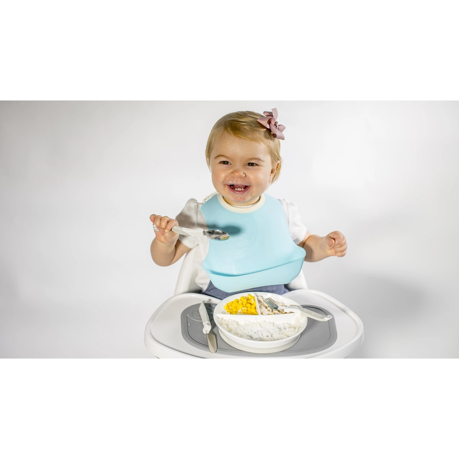 TWISTSHAKE Kinderlätzchen 2er-Pack 4+ Monate pastel blau  grün