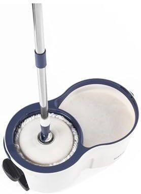 Beldray - Deep Clean Spin Mop & Bucket - Dweilmop - 5,4 liter - 2 Microvezel Dweilkoppen