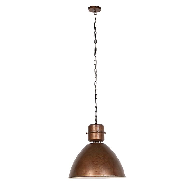 Industriële hanglamp roestbruin - Flynn