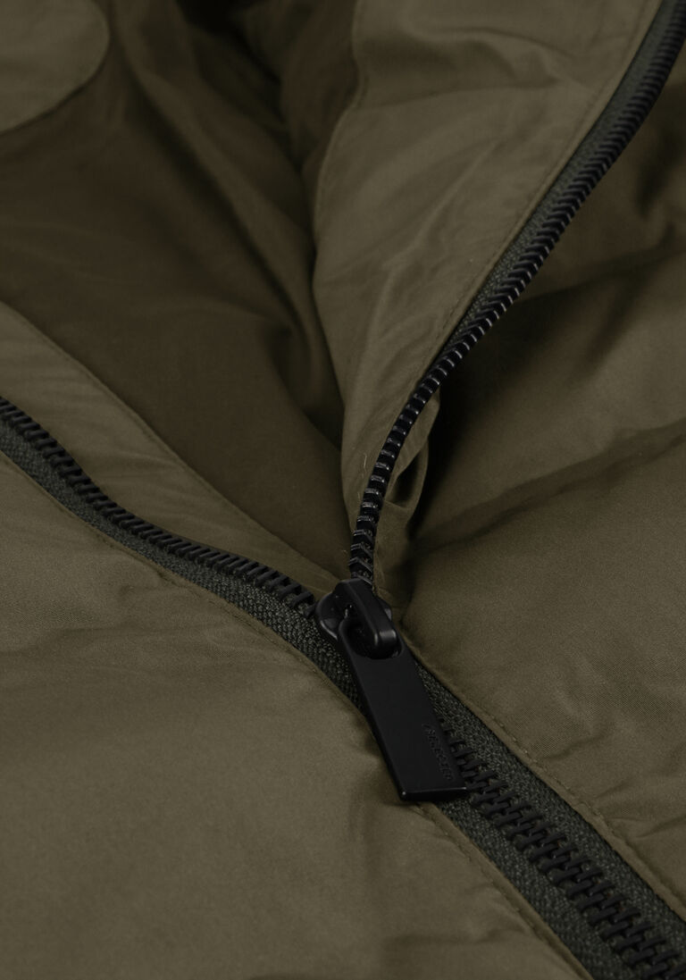 SELECTED HOMME donkergroene selected homme gewatteerde jas slhbarry quilted jacket b noos