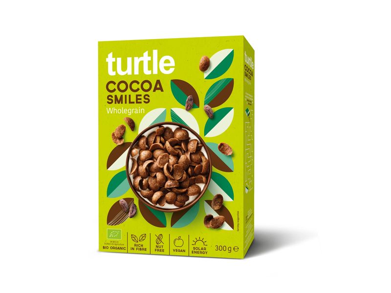 turtle Cerealien Turtle – Cocoa Smiles Bio 300g Bio-Schokosmiles, frei von Palmöl