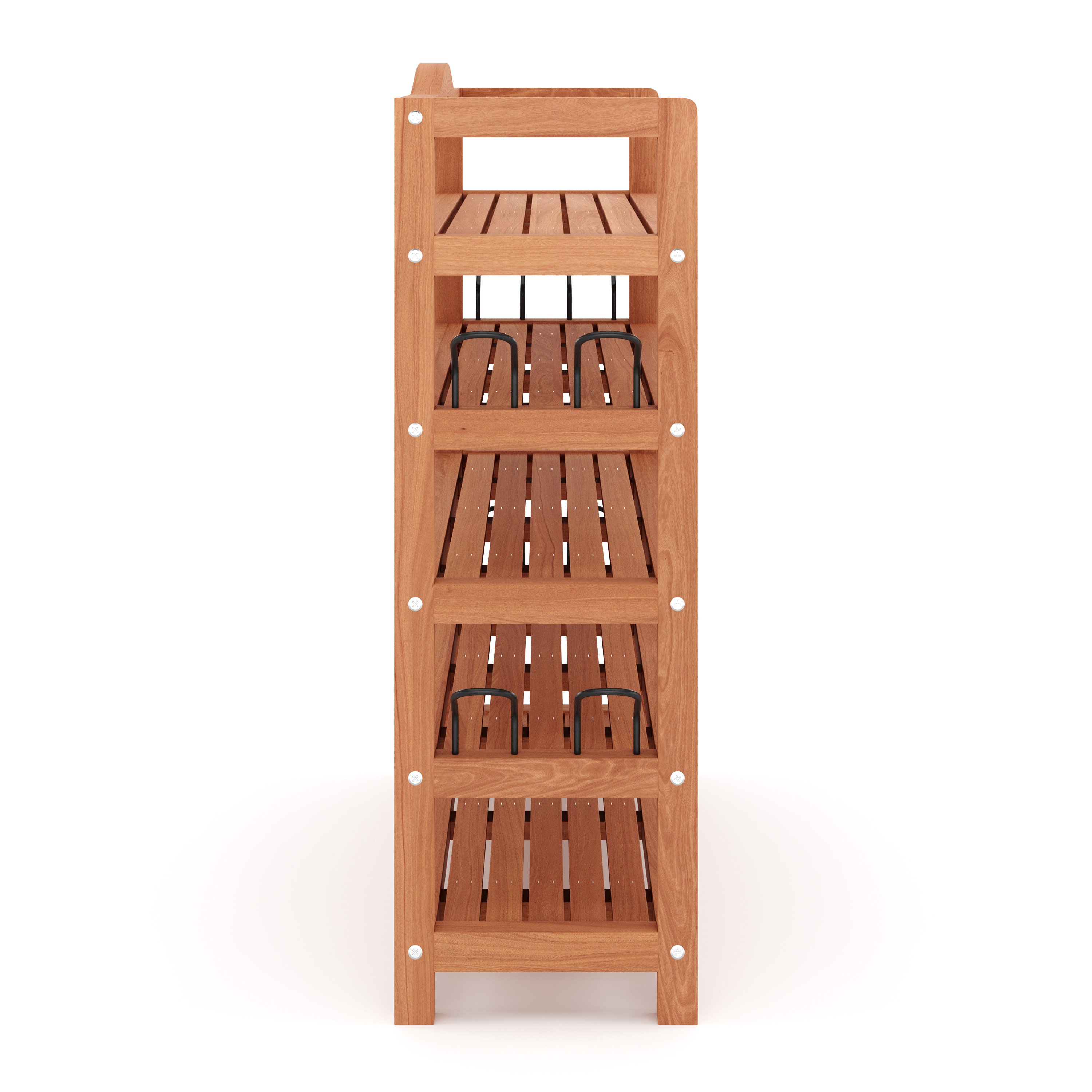 Schuhregal Holz 74 x 26 x 82 cm