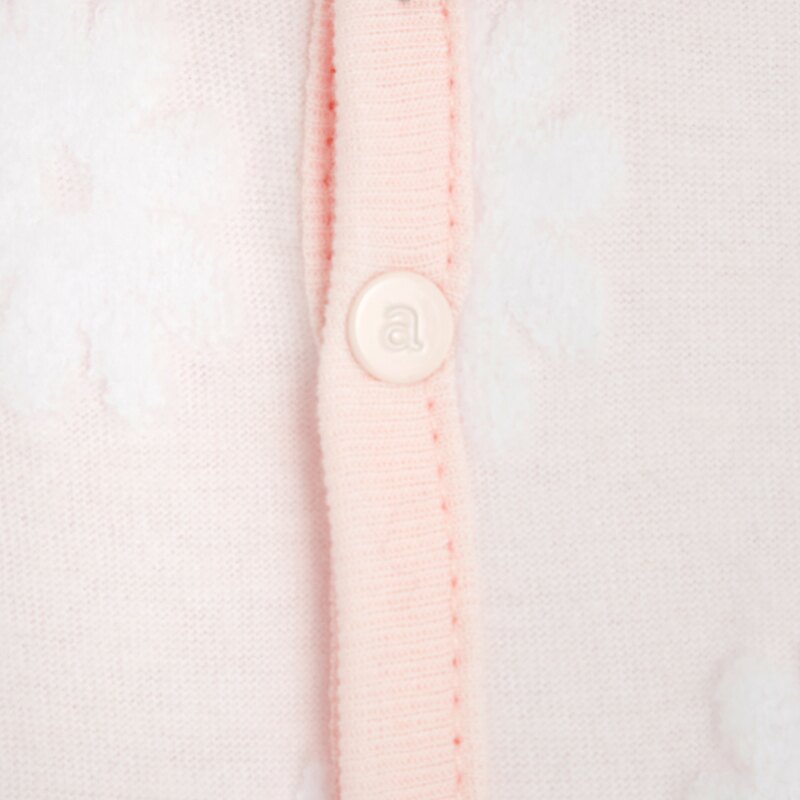 Pyjama bébé fille en velours effet dévoré rose Absorba Rose