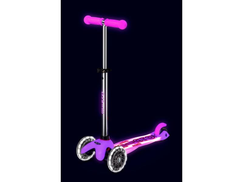 Micro Mobility Kickboard Mini Micro Deluxe Glow Plus LED Pi Scooter für Kinder