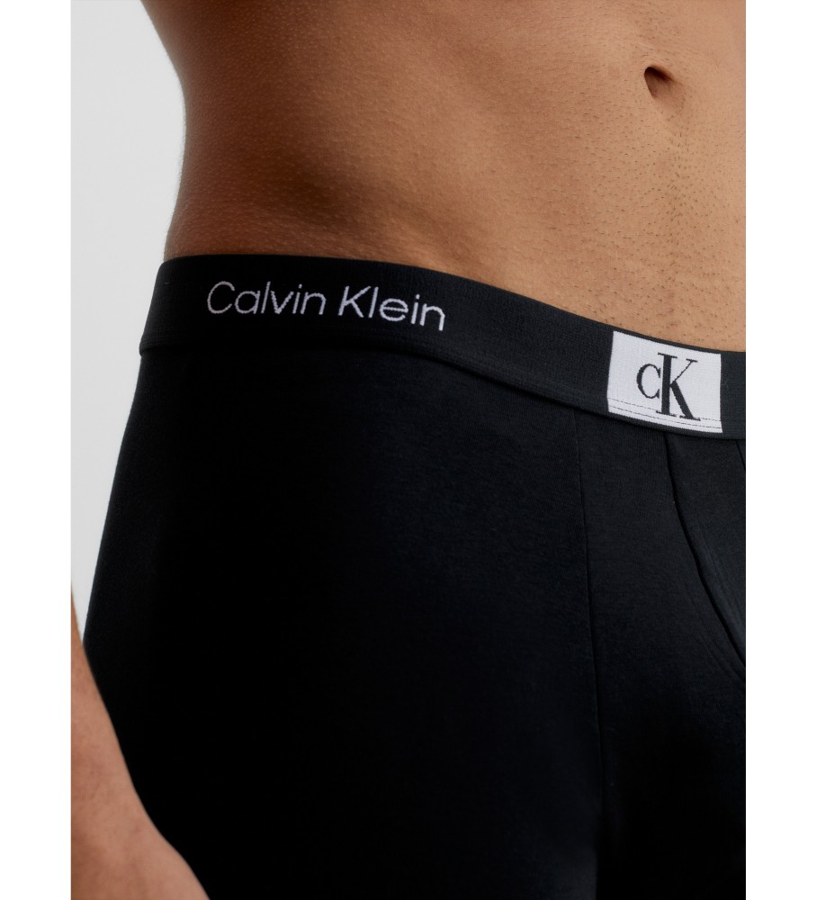 Cuecas Boxer Longas Calvin Klein - Pacote com 3