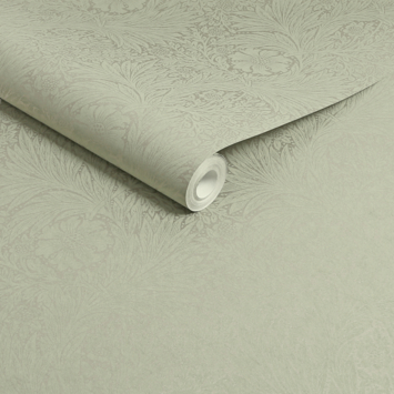 Vliesbehang William Morris at Home Marigold Fibrous Saliegroen (dessin 124256)