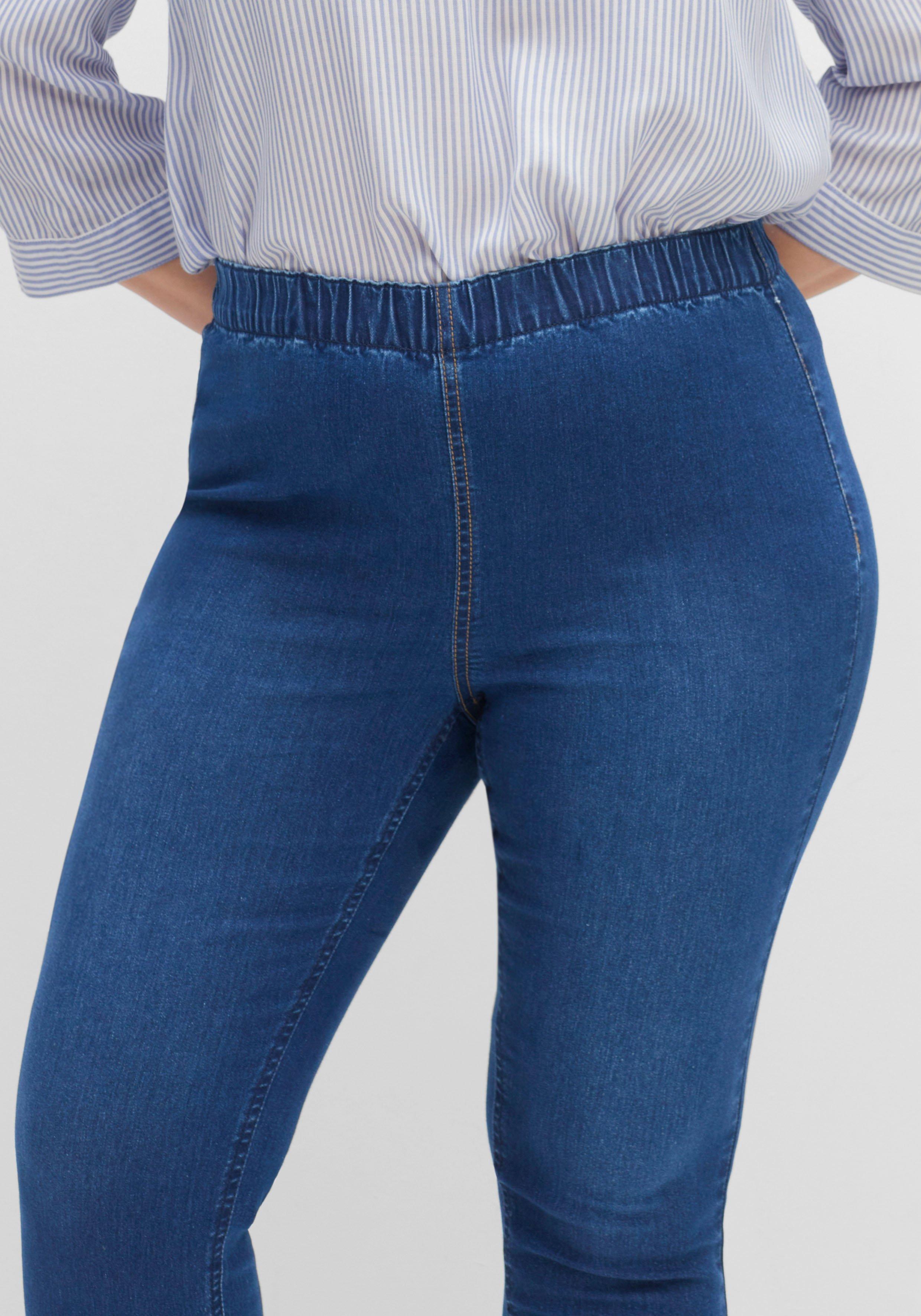 Jeggings in individueller Waschung