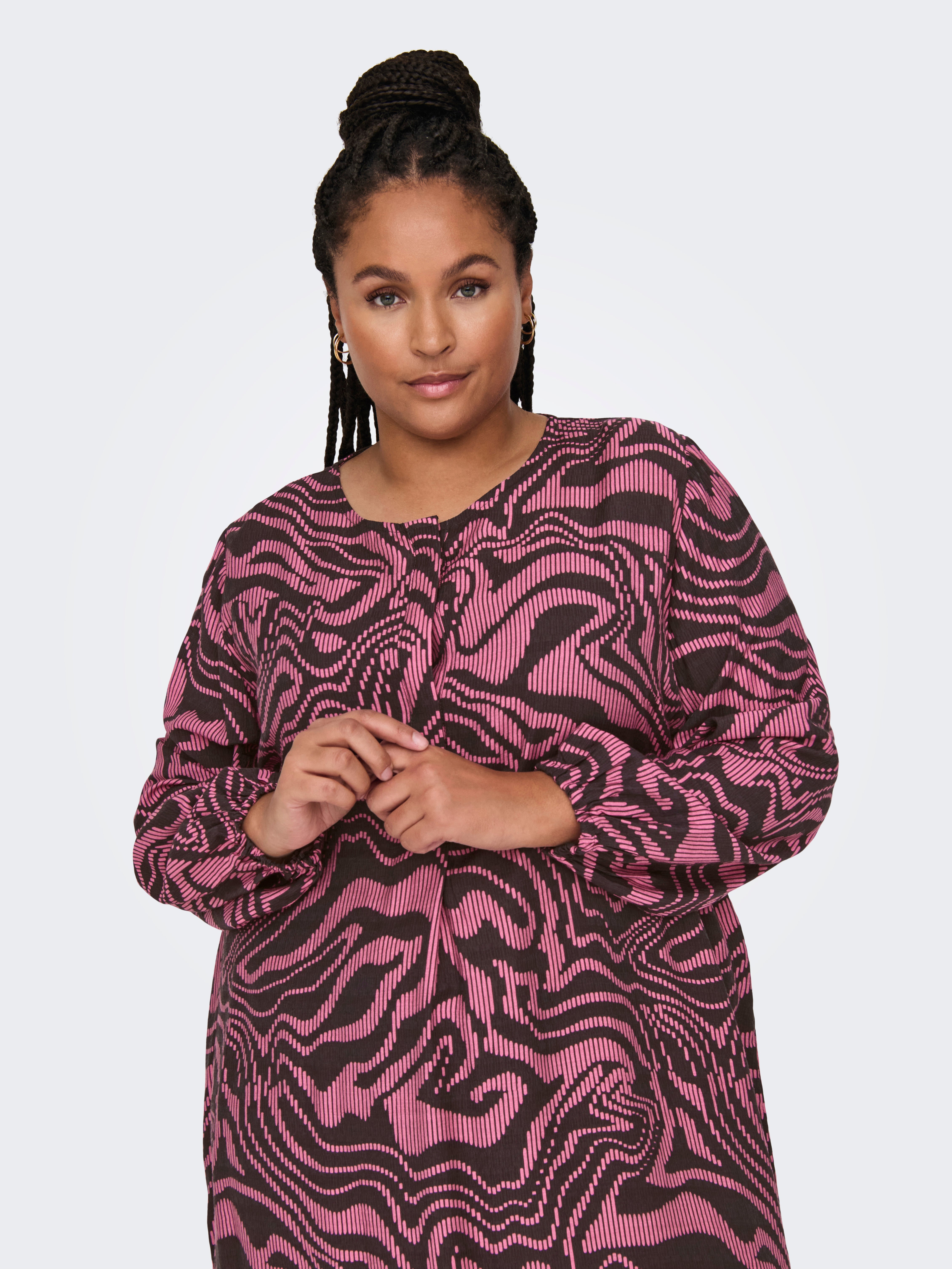 CARITHILDA Midikleid Black Coffee