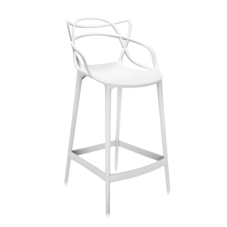 Kartell Masters barkruk wit 75cm
