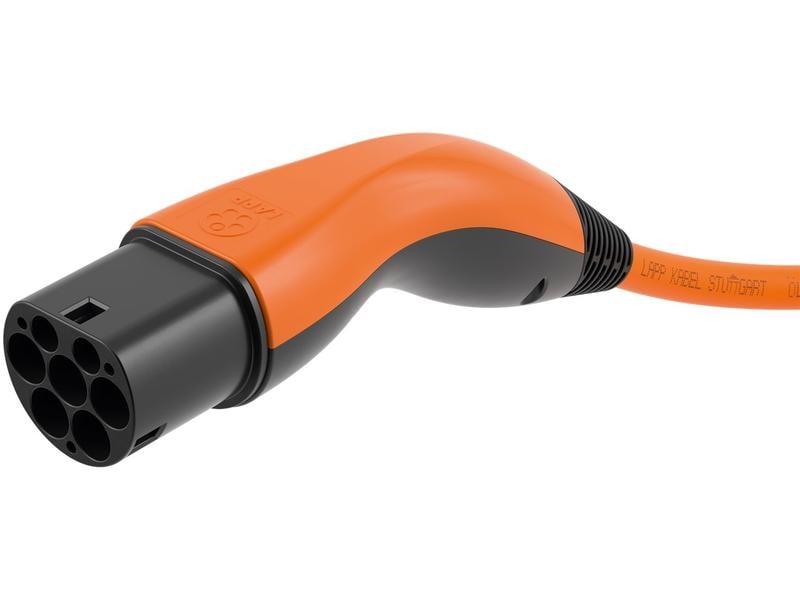 Lapp Ladekabel Helix für Elektroauto Typ 2, 22 kW, 5 m, Ora 3-phasiges Kabel zum Laden von Hybrid- und Elektroautos mit Typ-2-Anschluss