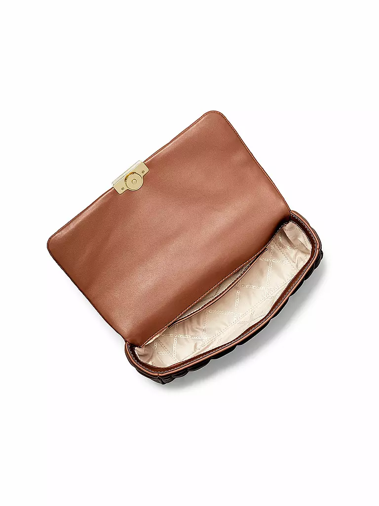 MICHAEL KORS Ledertasche - Umhängetasche TRIBECA Large camel