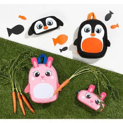 Sac à dos maternelle Baby Animals Pingouin - 1 compartiment - Viquel