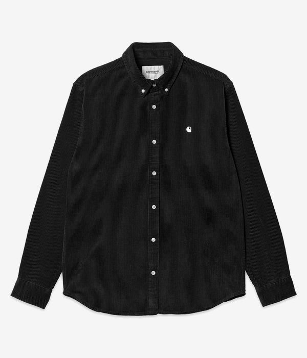 Carhartt WIP Madison Corduroy Hemd (black wax)