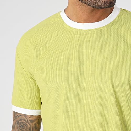 Ensemble Tee Shirt Et Short Jogging Vert Anis