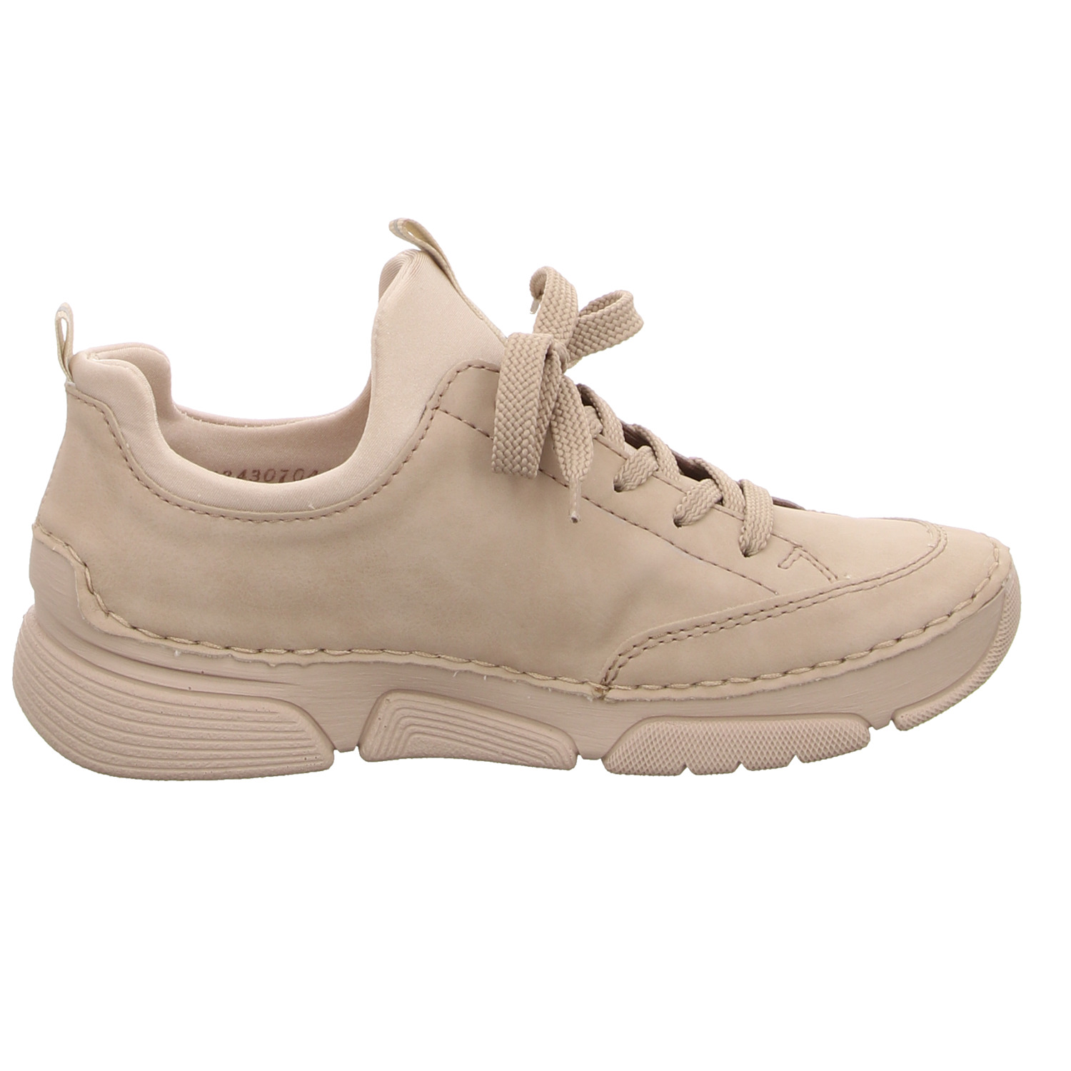 Rieker Schnürhalbschuh beige