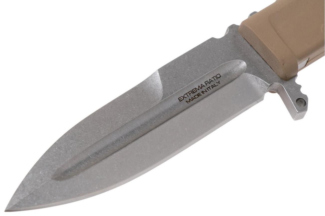 Extrema Ratio Contact C, Desert Stonewashed 04.1000.0216/DW vaststaand mes