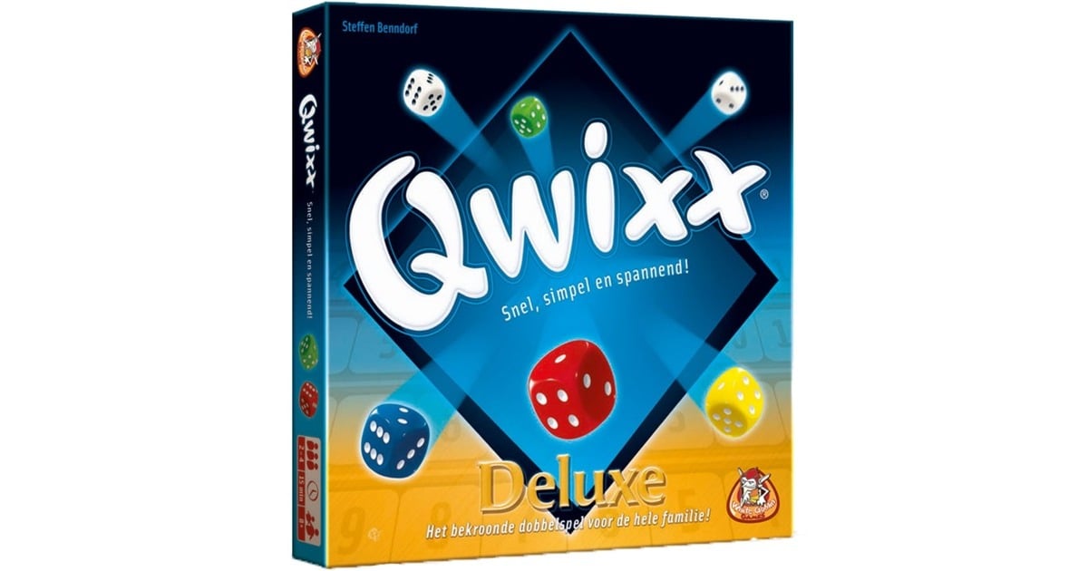 White Goblin GamesQwixx Deluxe Dobbelspel  (Nederlands, 2 - 4 spelers, 15 minuten, Vanaf 8 jaar)
