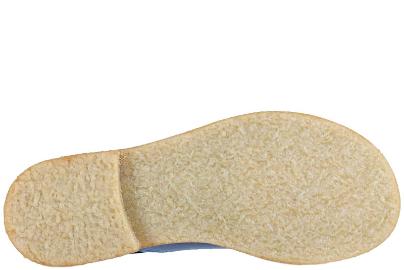 ANGULUS DUSTY BLUE SANDAL I BLÅT LAKSKIND