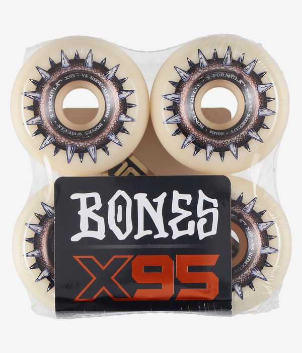 Bones Street Cleats X Formula V5 Rollen (white) 60 mm 95A 4er Pack