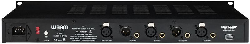 Warm Audio - Bus-Comp - 2-Kanaals VCA Compressor - Studiogebruik