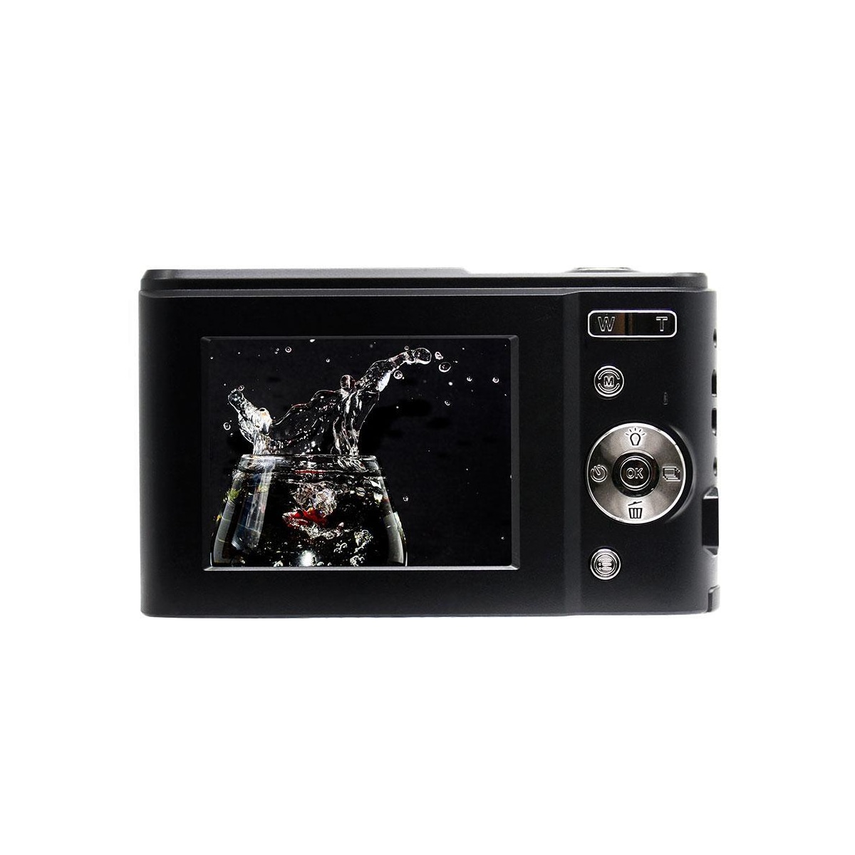Digitalkamera 1080P 48 megapiksler 16x zoom Sort
