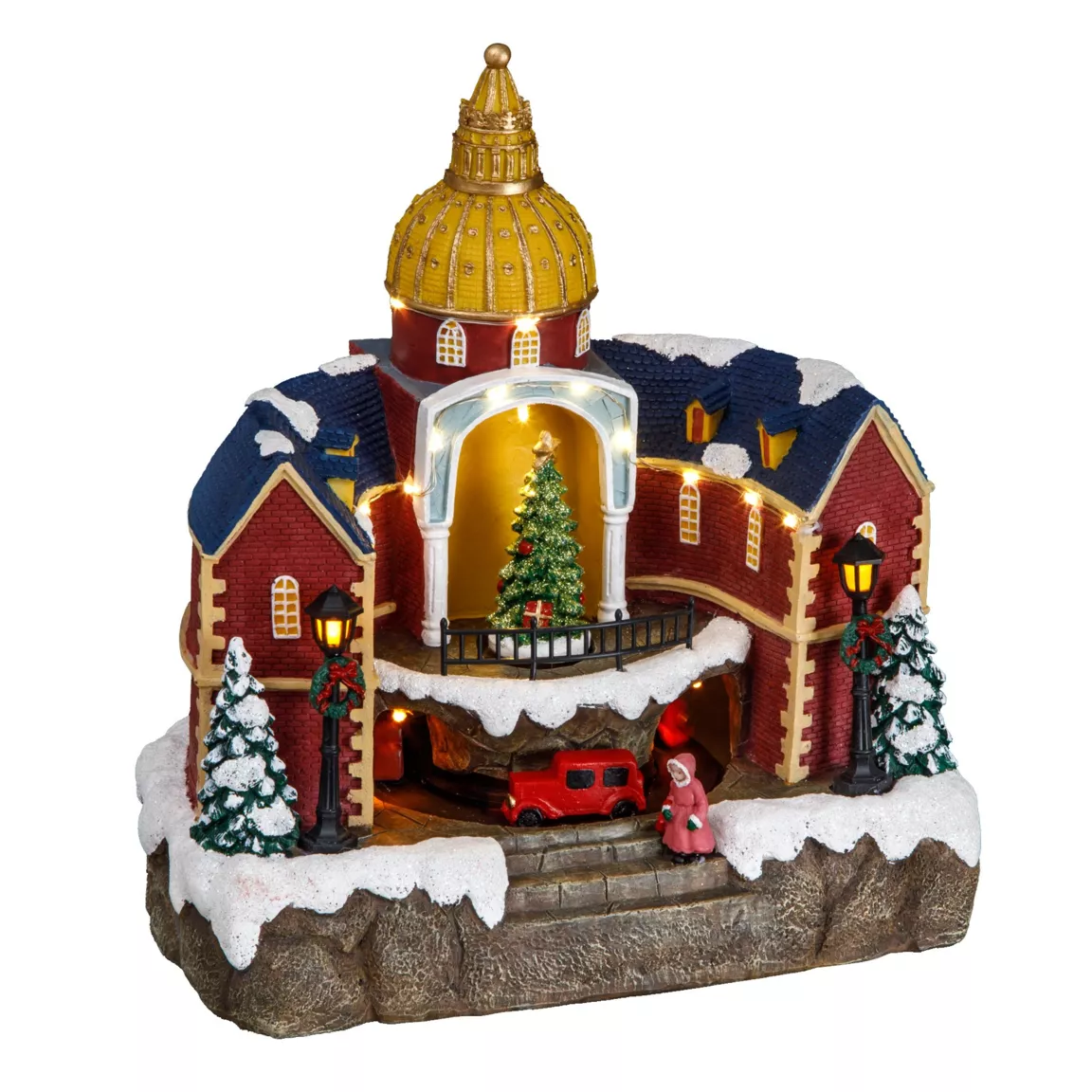 Maison de village illuminée Maison dome du centre