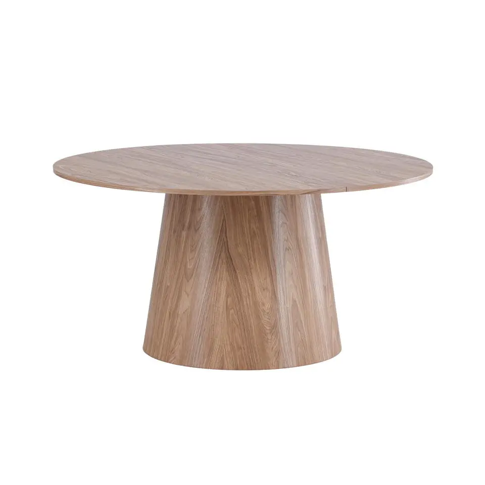 Eettafel Rond - Naturel MDF - 150x150x75cm - Lanzo